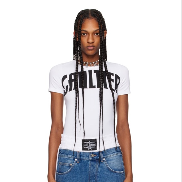 Jean Paul Gaultier White “The Gaultier” T Shirt - Picture 1 of 5